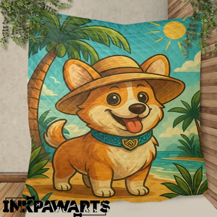 Couverture Matelassée Corgi Été