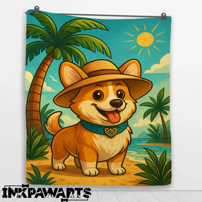 Couverture Matelassée Corgi Été