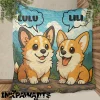 Corgi Quilt Blanket – Personalized Picnic Adventure Dog Blanket