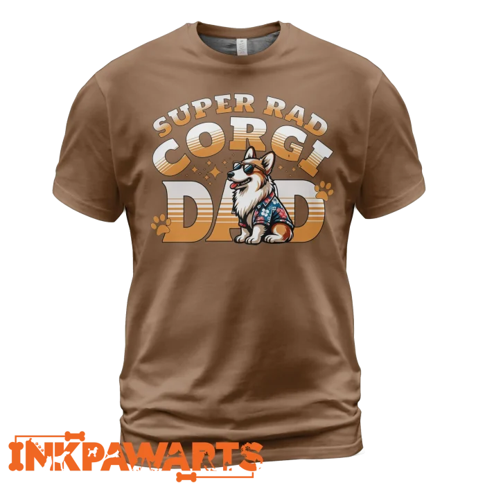 Corgi T-Shirt Super Rad Dad