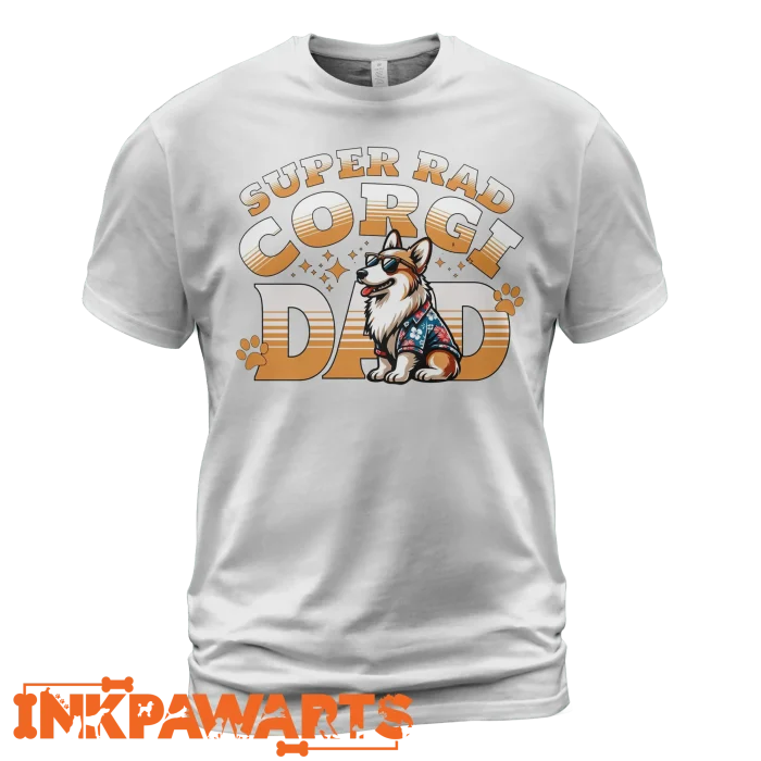 Corgi T-Shirt Super Rad Dad
