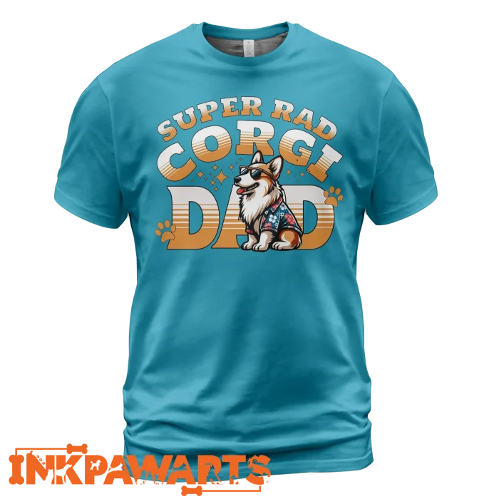 Corgi T-Shirt Super Rad Dad