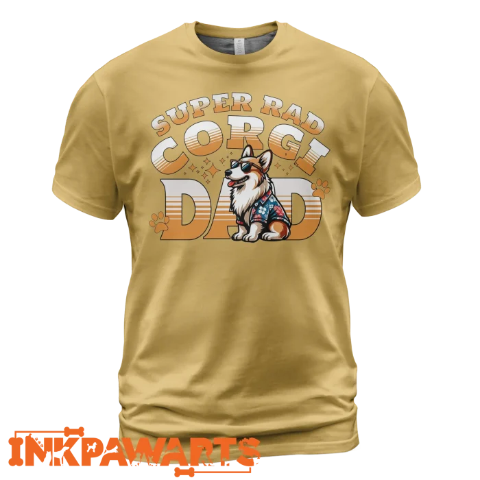 Corgi T-Shirt Super Rad Dad